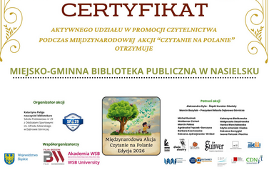 Certyfikat Czytanie na Polanie 2026