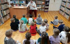 Motylki w bibliotece 17 kwietnia  1