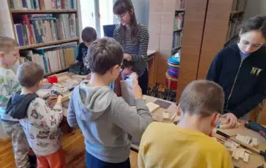 Drugi dzień ferii z biblioteką 52