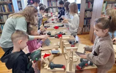 Drugi dzień ferii z biblioteką 53