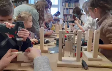 Drugi dzień ferii z biblioteką 56