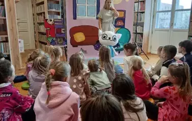 Piąty dzień ferii z biblioteką 70