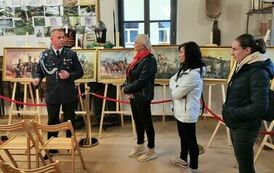 Wernisaż wystawy &bdquo;Malarstwo batalistyczne oczami Grzegorza Jodłowskiego&rdquo; 22