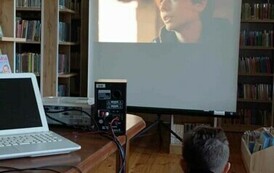 Projekcja filmu w ramach nocy Bibliotek 2024 4