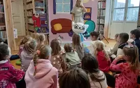 Piąty dzień ferii z biblioteką 70