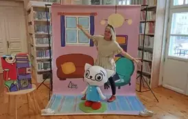 Piąty dzień ferii z biblioteką 75