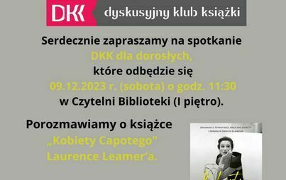 Zdjęcie do Serdecznie zapraszamy na spotkanie DKK dla dorosłych!