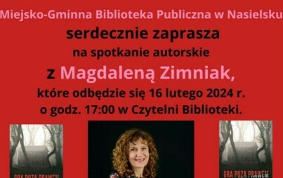 Zdjęcie do Serdecznie zapraszamy na spotkanie autorskie dla dorosłych z Magdaleną Zimniak!