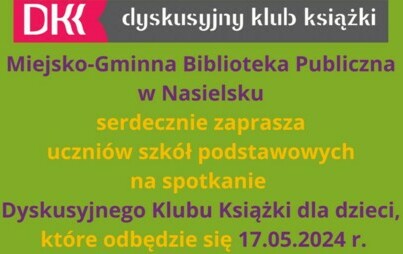 Zdjęcie do Serdecznie zapraszamy na spotkanie DKK dla dzieci!