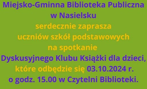 Zdjęcie do Serdecznie zapraszamy na spotkanie DKK dla dzieci!