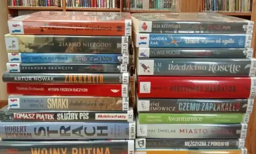 Zdjęcie do Serdecznie zapraszamy po nowości wydawnicze do Wypożyczalni dla Dorosłych.