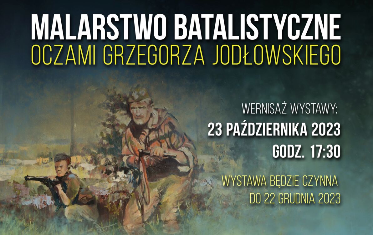 Zdjęcie do Serdecznie zapraszamy mieszkańc&oacute;w Gminy Nasielsk na wernisaż wystawy &bdquo;Malarstwo batalistyczne oczami Grzegorza Jodłowskiego", naszego lokalnego artysty.