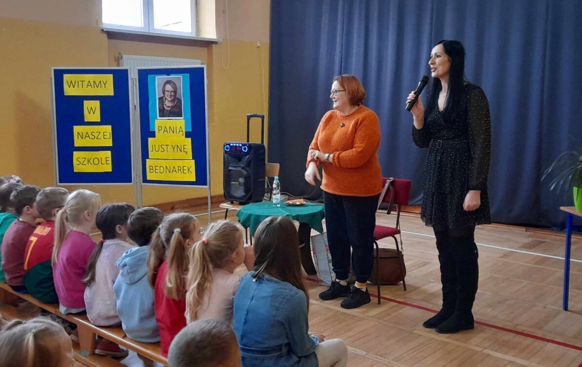 Zdjęcie do &nbsp;Profilaktyczne spotkanie autorskie z &nbsp;Justyną Bednarek.
