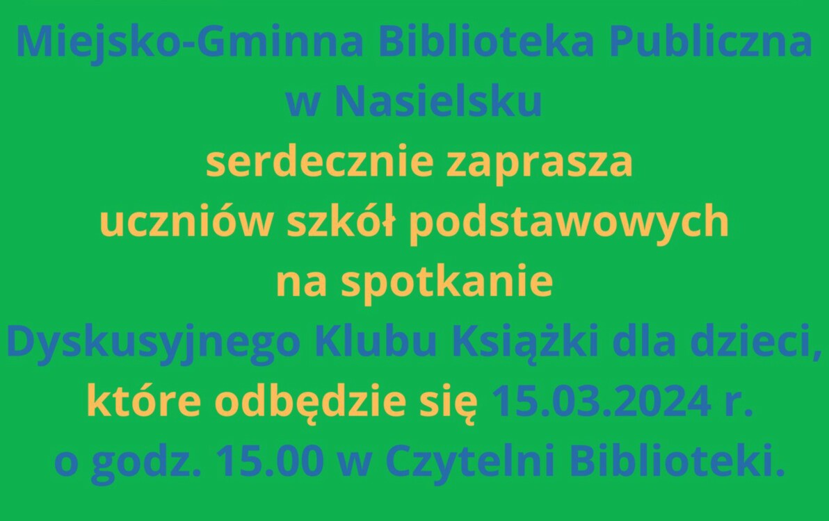 Zdjęcie do Serdecznie zapraszamy na spotkanie DKK dla dzieci.