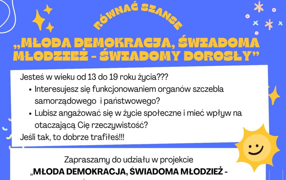 Zdjęcie do Młoda demokracja, świadoma młodzież - śwaidomy dorosły"