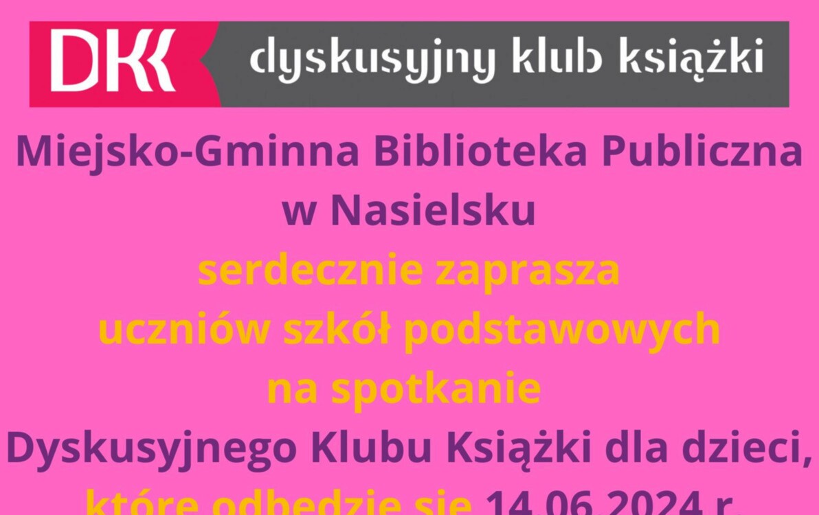 Zdjęcie do Serdecznie zapraszamy na spotkanie DKK dla dzieci! 