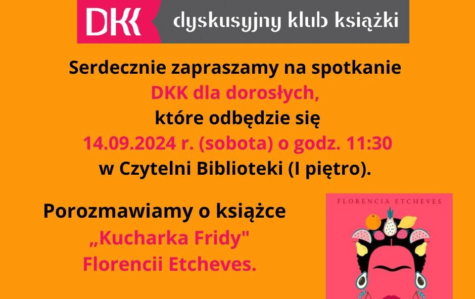 Zdjęcie do Serdecznie zapraszamy na spotkanie DKK dla dorosłych.