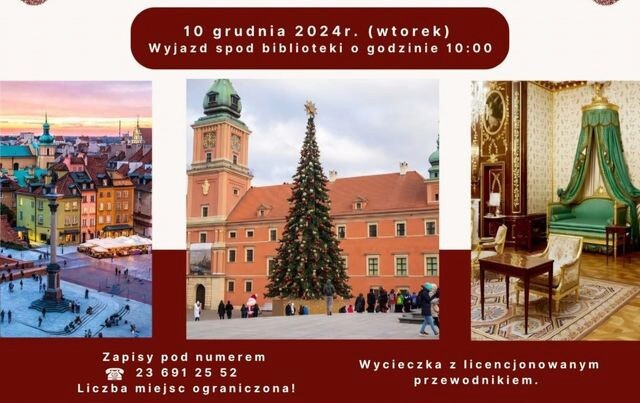 Zdjęcie do Zapraszamy serdecznie Naszych Kochanych Czytelnik&oacute;w na wsp&oacute;lne zwiedzanie Zamku Kr&oacute;lewskiego i Starego Miasta w Warszawie. Szczeg&oacute;ły na plakacie!