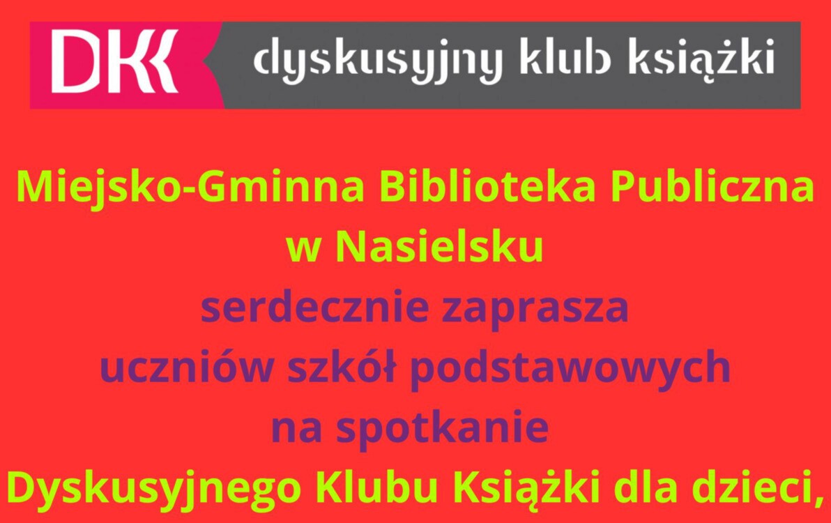 Zdjęcie do Serdecznie zapraszamy na spotkanie DKK dla dzieci.