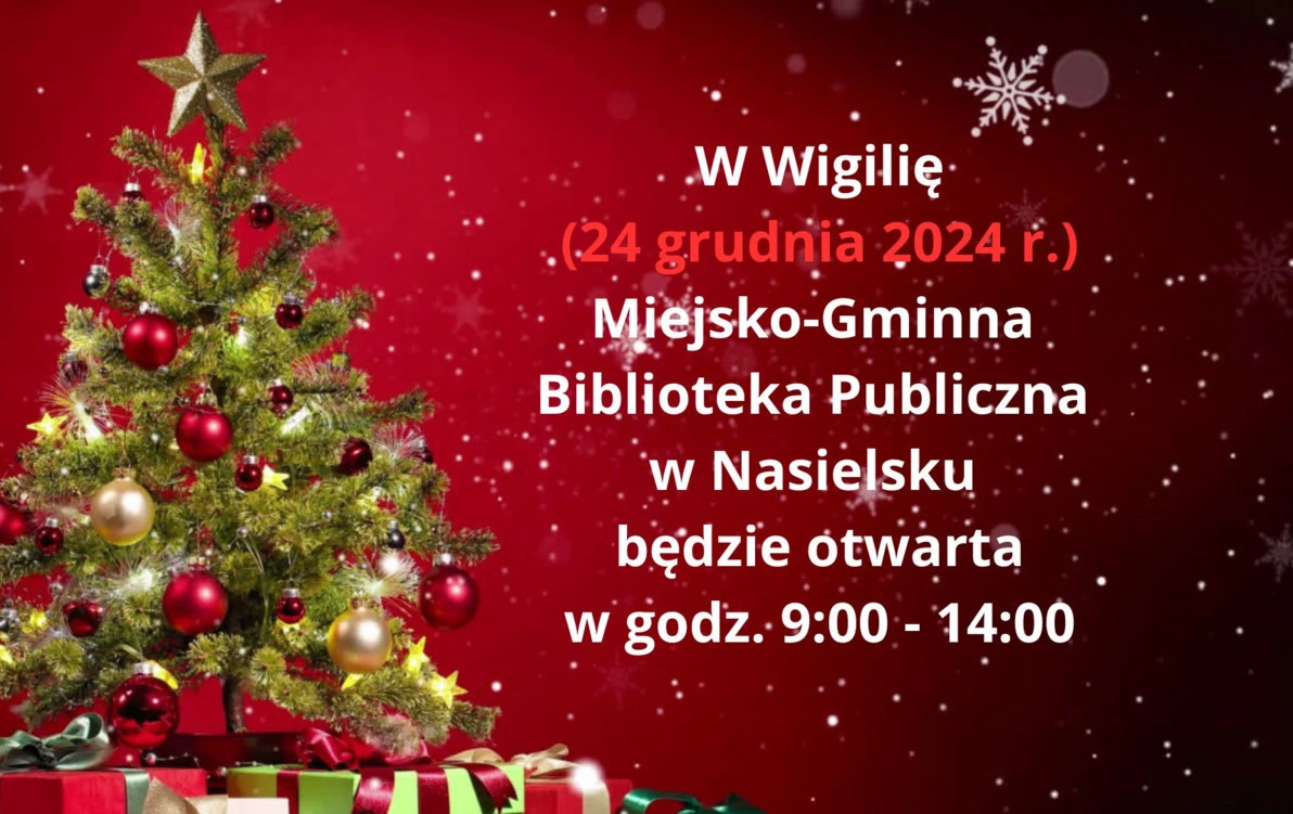 Zdjęcie do Godziny otwarcia biblioteki w wigilię