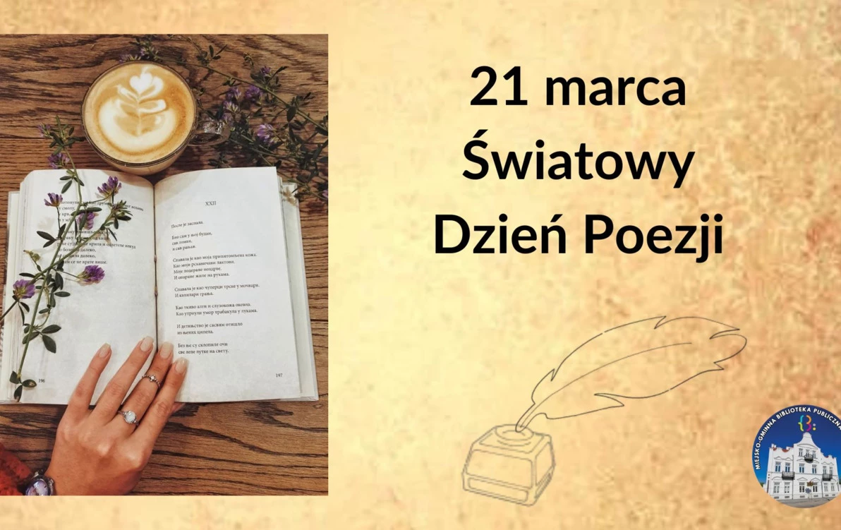 Zdjęcie do Dzisiaj obchodzimy Międzynarodowy Dzień Poezji!
