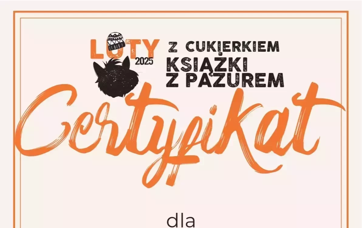 Zdjęcie do Certyfikat, jaki otrzymała nasza biblioteka!