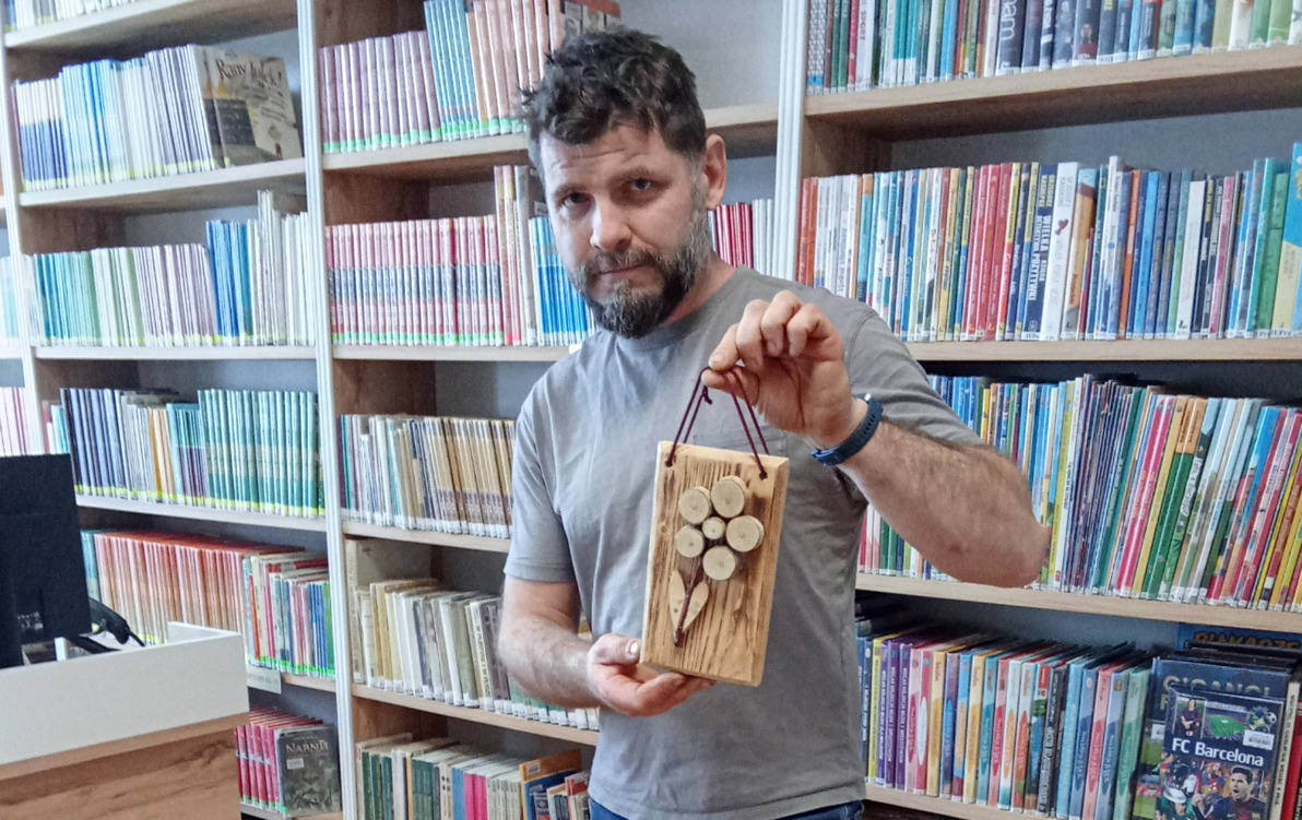 Zdjęcie do Majsterkowanie z Gepetto - trzeci dzień Ferii w Bibliotece &nbsp; &nbsp; &nbsp; &nbsp; &nbsp; &nbsp; &nbsp; &nbsp; &nbsp; &nbsp;&nbsp;