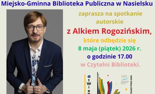 Zdjęcie do Spotkanie autorskie z Alkiem Rogozińskim