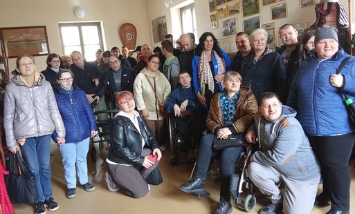Zdjęcie do Uczestnicy WTZ Świeszewo zwiedzali muzeum