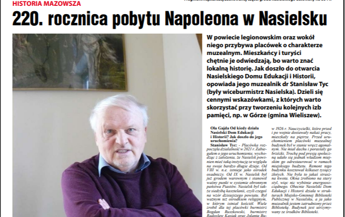 Zdjęcie do Wywiad z dr. Stanisławem Tycem