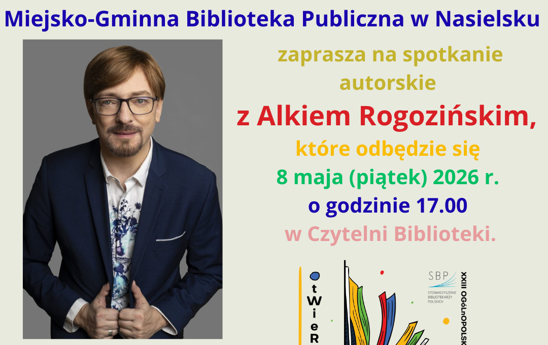Zdjęcie do Spotkanie autorskie z Alkiem Rogozińskim