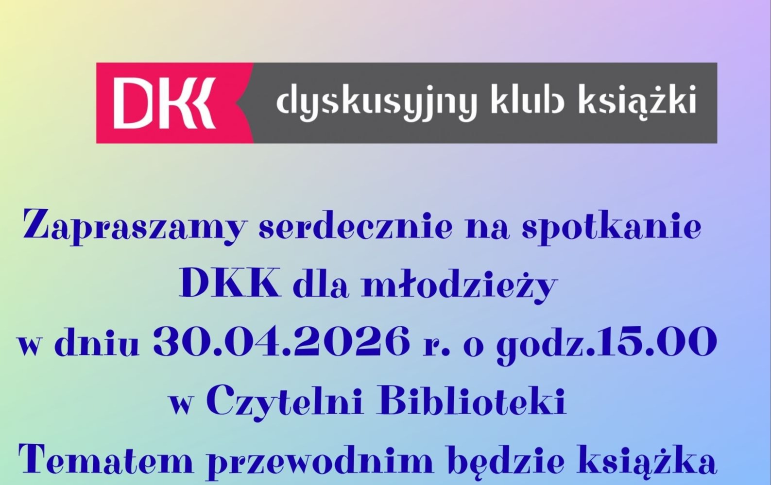 Zdjęcie do DKK dla młodzieży
