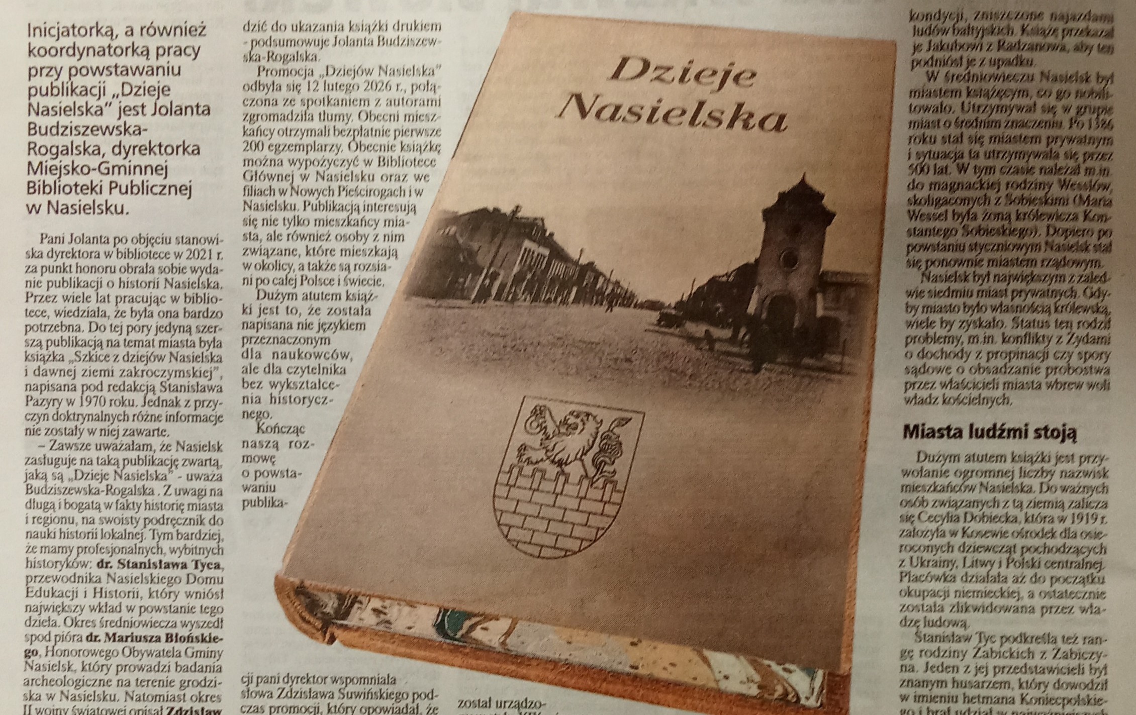 Zdjęcie do Jak i dlaczego powstały "Dzieje Nasielska"?